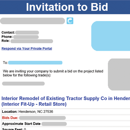 Invitation To Bid Zoom Screenshot